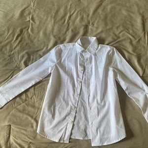 Boys Size 8 Van Heusen white dress shirt